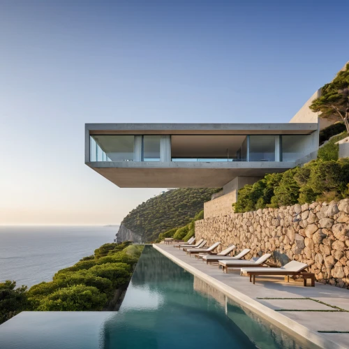 dunes house,modern architecture,luxury property,house by the water,modern house,beach house,infinity swimming pool,holiday villa,beautiful home,pool house,luxury real estate,futuristic architecture,luxury home,cubic house,beachhouse,summer house,private house,uluwatu,holiday home,cube house,Photography,General,Realistic