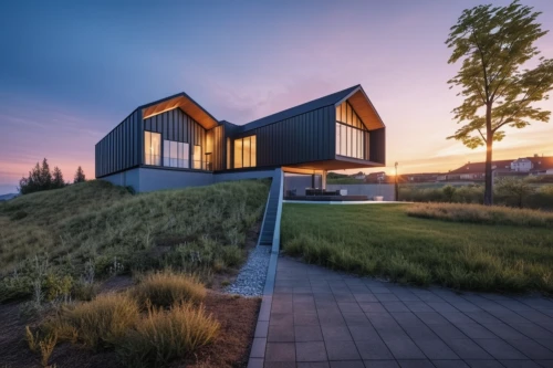 dunes house,corten steel,cube house,modern architecture,modern house,icelandic houses,cubic house,timber house,cube stilt houses,smart house,grass roof,wooden house,danish house,inverted cottage,house by the water,archidaily,mid century house,residential house,roof landscape,smart home,Photography,General,Realistic