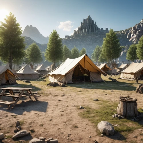 tents,campsite,camping tents,campground,tourist camp,mountain settlement,tent camp,campers,camping tipi,knight tent,teepees,nomads,tipi,indian tent,tepee,nomadic people,camps radic,camp,unhoused,wigwam,Photography,General,Realistic