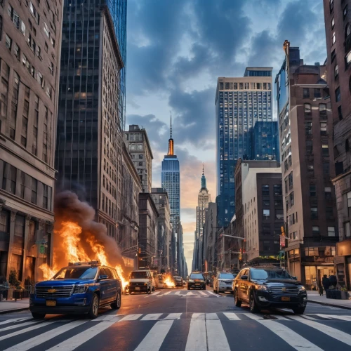 new york streets,new york taxi,1 wtc,1wtc,new york,city scape,chrysler fifth avenue,city in flames,newyork,manhattan,5th avenue,new york city,wtc,world trade center,chrysler building,wall street,urban landscape,one world trade center,hudson yards,ny,Photography,General,Realistic