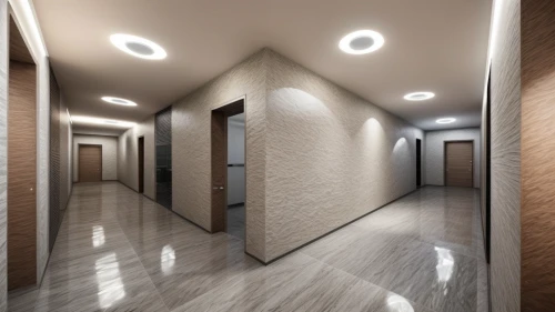 hallway space,3d rendering,render,walk-in closet,ceiling lighting,hallway,recessed,3d render,3d rendered,core renovation,daylighting,visual effect lighting,concrete ceiling,ceiling construction,track lighting,basement,room lighting,flooring,search interior solutions,structural plaster