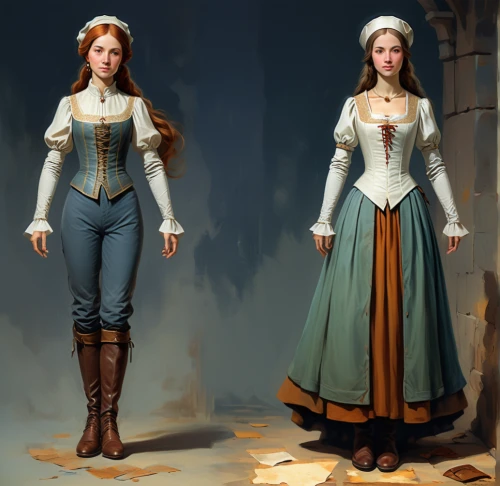 women's clothing,victorian fashion,women clothes,costume design,ladies clothes,bodice,game illustration,costumes,victorian style,fairytale characters,suit of the snow maiden,overskirt,victorian lady,fairy tale icons,fashionable clothes,folk costume,concept art,uniforms,corset,the victorian era,Conceptual Art,Fantasy,Fantasy 01