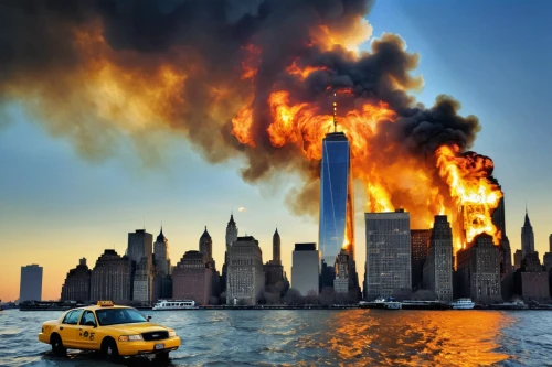the conflagration,september 11,terrorist attacks,9 11,911,city in flames,sweden fire,fire disaster,armageddon,terrorist attack,conflagration,environmental destruction,inflammable,apocalyptic,calamities,burned down,fire-fighting,lake of fire,environmental disaster,end of the world,Photography,Artistic Photography,Artistic Photography 14