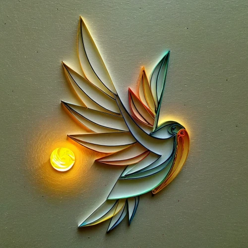 wall light,wall lamp,wall decoration,light art,phoenix rooster,paper art,decoration bird,glass painting,sconce,decorative art,wall art,decorative fan,metal embossing,wall decor,light graffiti,light fixture,light drawing,gold leaf,phoenix,wall painting,Conceptual Art,Fantasy,Fantasy 15