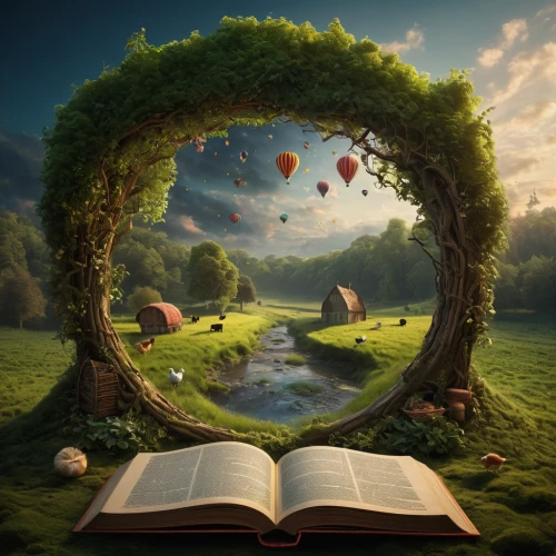 magic book,fantasy picture,children's fairy tale,open book,read a book,turn the page,fantasy landscape,fantasy art,a fairy tale,fairy tale,fairy tales,publish a book online,3d fantasy,fairytales,book pages,dream world,hymn book,writing-book,storytelling,garden of eden,Photography,General,Fantasy