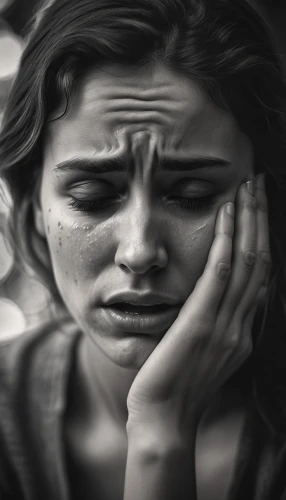 depressed woman,child crying,charcoal drawing,sad woman,wall of tears,anxiety disorder,worried girl,sorrow,tearful,crying man,grief,stressed woman,scared woman,charcoal pencil,lover's grief,depression,crying heart,anguish,resentment,hand digital painting,Photography,General,Cinematic
