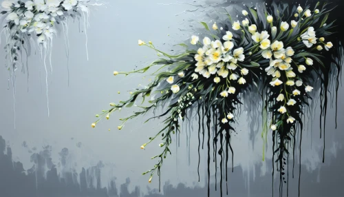 dandelion background,lily of the valley,falling flowers,flower painting,snowdrops,lily of the field,dandelions,water dropwort,lilly of the valley,lilies of the valley,cherokee rose,palm lilies,jonquils,flower water,flowers fall,black and dandelion,white daisies,floral composition,agapanthus,lily of the desert,Art,Artistic Painting,Artistic Painting 04