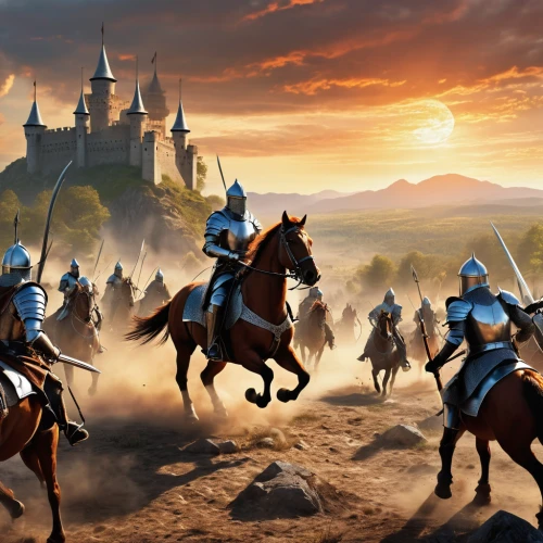 massively multiplayer online role-playing game,heroic fantasy,camelot,castleguard,bach knights castle,fantasy picture,knight village,puy du fou,fantasy art,middle ages,knight festival,knight tent,the middle ages,cavalry,medieval,knight's castle,game illustration,hohenzollern,guards of the canyon,horse riders,Illustration,Vector,Vector 04