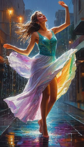 walking in the rain,in the rain,rain shower,spark of shower,dance,dancer,rainstorm,monsoon,splashing,dancing,precipitation,light rain,raindops,dance with canvases,raining,to dance,heavy rain,rain,love dance,latin dance,Conceptual Art,Fantasy,Fantasy 15