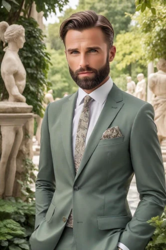 men's suit,male model,men's wear,wedding suit,gray-green,men clothes,sage green,groom,gardener,chris evans,suit trousers,casement,menswear,bridegroom,man's fashion,suit of spades,the groom,aristocrat,formal guy,green jacket,Photography,Realistic