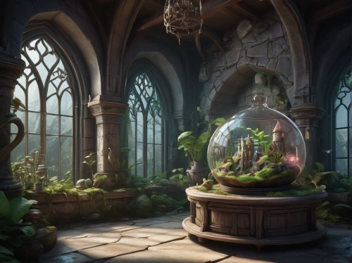 terrarium,apothecary,dandelion hall,fairy house,crystal ball,potions,fantasy picture,wishing well,fantasy art,3d fantasy,fantasy landscape,witch's house,fairy world,hobbiton,magical pot,fantasy world,fairy tale icons,faery,glass sphere,fairy tale castle,Photography,Fashion Photography,Fashion Photography 02