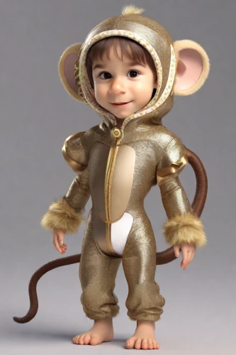 monkey soldier,monchhichi,baby rat,baby monkey,monkey,rataplan,war monkey,year of the rat,rat na,dormouse,cute cartoon character,disney character,mouse,rat,the monkey,white footed mouse,babi panggang,agnes,fairy tale character,tyrion lannister,Digital Art,3D