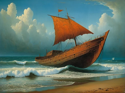 sea sailing ship,longship,caravel,viking ship,sail ship,sailing ship,trireme,wooden boat,sailing-boat,sailing vessel,galleon ship,long-tail boat,barquentine,boat on sea,sailing boat,galleon,viking ships,dhow,inflation of sail,boat landscape,Photography,Artistic Photography,Artistic Photography 14