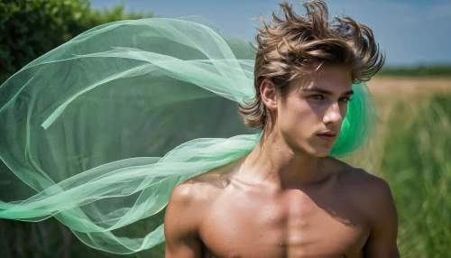 surfer hair,male model,wind machine,gypsy hair,tulle,papillon,boy model,photoshop manipulation,wind wave,portrait photography,merman,nature and man,in the tall grass,danila bagrov,fairy,male ballet dancer,fusion photography,wind,feathered hair,stubble field