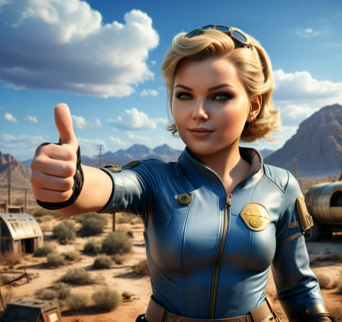 fallout4,fallout,fresh fallout,captain marvel,thumbs up,woman holding gun,thumbs-up,policewoman,holding a gun,lady medic,female doctor,lady pointing,girl with gun,thumbs signal,woman pointing,io,female nurse,action-adventure game,girl with a gun,civil defense,Photography,General,Realistic