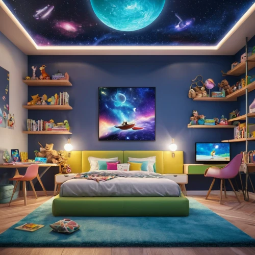 kids room,boy's room picture,children's bedroom,the little girl's room,sky apartment,baby room,children's room,sleeping room,modern room,great room,sky space concept,home cinema,playing room,3d fantasy,room creator,children's background,ufo interior,room,space,space art,Photography,General,Cinematic