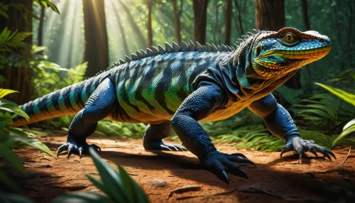 iguanidae,tirannosaurus,allosaurus,landmannahellir,cretoxyrhina,cyclura nubila,philomachus pugnax,dinosaruio,reconstruction,whiptail,real gavial,raptor,saurian,cynorhodon,chroicocephalus ridibundus,pachycephalosaurus,aucasaurus,spinosaurus,gorgonops,tyrannosaurus,Art,Artistic Painting,Artistic Painting 40