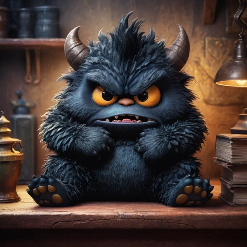 krampus,cute cartoon character,imp,angry,scandia gnome,grumpy,anthropomorphized animals,don't get angry,tyrion lannister,snarling,dwarf cookin,dwarf,fairy tale character,gnome,ori-pei,bumble,dwarf sundheim,monchhichi,my neighbor totoro,human don't be angry,Photography,General,Fantasy