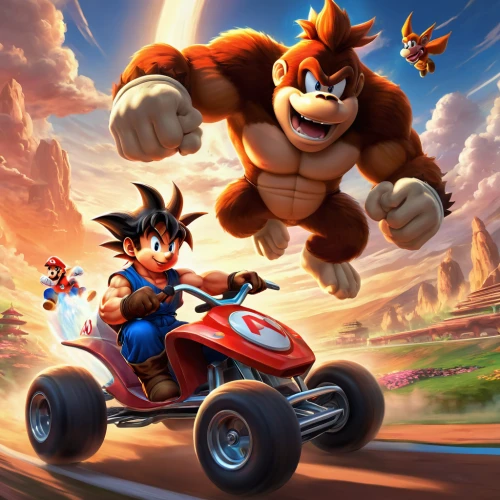 crash cart,crash-land,skylander giants,crash,skylanders,go-kart,racing video game,game car,game illustration,go kart,kart racing,racing road,speeding,competition event,conker,mk indy,sonic the hedgehog,petrol-bowser,skull racing,mobile video game vector background,Illustration,Realistic Fantasy,Realistic Fantasy 01