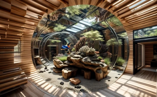 wood mirror,wooden sauna,tree house hotel,mirror house,tree house,timber house,wood window,wood art,cubic house,treehouse,japanese-style room,insect house,wooden construction,nest workshop,wood structure,eco hotel,patterned wood decoration,forest workplace,japanese zen garden,archidaily