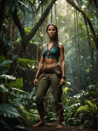 warrior woman,pachamama,avatar,jungle,female warrior,female runner,lara,tarzan,the law of the jungle,african woman,kenya,amazonian oils,strong woman,colombia,papuan,rain forest,aborigine,mowgli,rainforest,female hollywood actress,Photography,General,Cinematic
