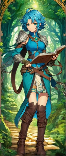 alm,swordswoman,hamearis lucina,meteora,female warrior,fae,rem in arabian nights,winterblueher,monsoon banner,dane axe,elza,alcedo atthis,lechona,aqua,vexiernelke,wood elf,ashitaba,bird robin,mezzelune,field archery,Illustration,Retro,Retro 13