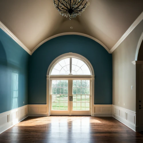 vaulted ceiling,hallway space,stucco ceiling,house painter,family room,interior decor,hardwood floors,plantation shutters,window film,great room,house painting,hallway,interior decoration,stucco wall,semi circle arch,blue room,stucco frame,home interior,recreation room,pointed arch,Photography,General,Natural