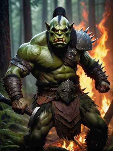 orc,avenger hulk hero,ogre,half orc,splitting maul,aaa,cleanup,warrior and orc,ork,hulk,incredible hulk,brute,minion hulk,lopushok,angry man,dane axe,massively multiplayer online role-playing game,barbarian,patrol,grog,Art,Artistic Painting,Artistic Painting 38