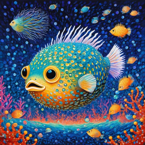 coral reef fish,porcupine fishes,discus fish,puffer fish,coral fish,napoleon fish,underwater fish,discus cichlid,cichlid,blue fish,marine fish,blue angel fish,fish in water,blowfish,blue stripe fish,forest fish,coelacanth,triggerfish-clown,sea animal,angelfish,Conceptual Art,Daily,Daily 31