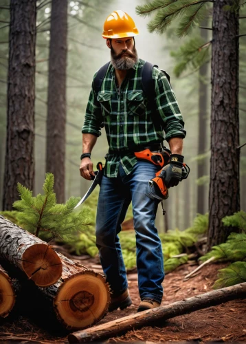 lumberjack,lumberjack pattern,woodsman,arborist,forest workers,logging,woodworker,wood chopping,tradesman,chainsaw,lumber,forestry,western yellow pine,farmer in the woods,carpenter jeans,logging truck,forest workplace,blue-collar worker,carpenter,tree pruning,Conceptual Art,Daily,Daily 18