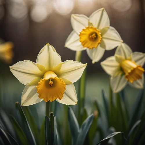 daffodils,yellow daffodils,yellow daffodil,daffodil,jonquils,spring bloomers,the trumpet daffodil,narcissus,spring flowers,daffodil field,spring equinox,signs of spring,easter lilies,narcissus of the poets,yellow tulips,spring background,narcissus pseudonarcissus,flower background,beginning of spring,jonquil,Photography,General,Cinematic