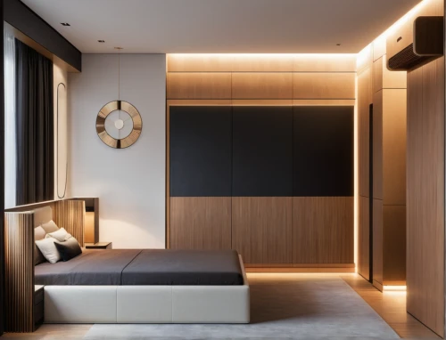 room divider,modern room,sleeping room,interior modern design,japanese-style room,modern decor,contemporary decor,walk-in closet,guest room,interior design,hallway space,bedroom,render,capsule hotel,great room,3d rendering,guestroom,sliding door,shared apartment,wooden wall,Photography,General,Natural