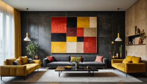 modern decor,contemporary decor,mid century modern,mondrian,interior design,interior modern design,geometric style,interior decor,interior decoration,contemporary,modern living room,apartment lounge,sitting room,autumn decor,living room,an apartment,decorative art,wall decoration,wall decor,livingroom,Photography,General,Natural