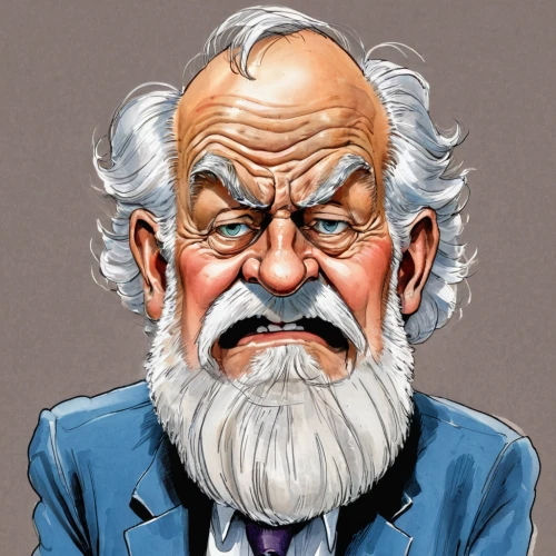 economist,white beard,caricature,caricaturist,carlin pinscher,king lear,an investor,father christmas,kris kringle,psychoanalysis,elderly man,scared santa claus,claus,leyland,geppetto,rabbi,santa clause,hot air,the death of socrates,bust,Illustration,Abstract Fantasy,Abstract Fantasy 23