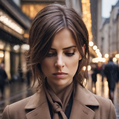 woman in menswear,woman thinking,city ​​portrait,layered hair,woman holding a smartphone,woman face,asymmetric cut,stressed woman,depressed woman,girl walking away,businesswoman,menswear for women,woman walking,young woman,fashion street,young model istanbul,sprint woman,attractive woman,the girl's face,trench coat,Photography,Natural