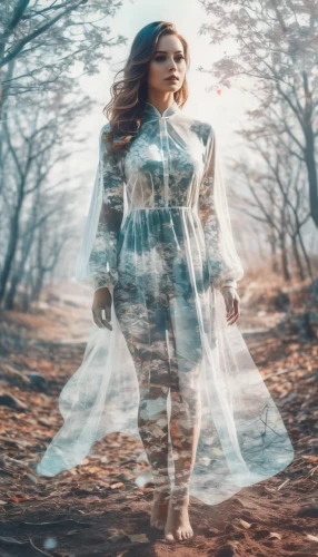 ballerina in the woods,photo manipulation,faerie,photomanipulation,image manipulation,celtic woman,little girl in wind,digital compositing,photoshop manipulation,mystical portrait of a girl,faery,woman walking,girl walking away,enchanted,fantasy picture,fairy queen,girl in a long dress,conceptual photography,art photography,fairy tale character,Photography,Artistic Photography,Artistic Photography 07