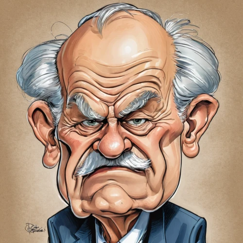 caricature,caricaturist,geppetto,elderly man,klinkel,elderly person,pensioner,carlin pinscher,cartoonist,old person,angry man,older person,leyland,grumpy,harold,old man,berger picard,popeye,angry,pachon navarro,Illustration,Abstract Fantasy,Abstract Fantasy 23