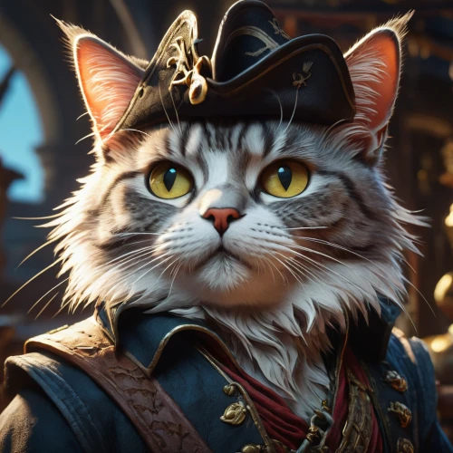 napoleon cat,cat warrior,cat sparrow,cat portrait,figaro,cat-ketch,admiral,cat european,cat,cat image,maincoon,whiskered,pirate,merlin,catlike,admiral von tromp,cat vector,cartoon cat,the cat,animal feline,Photography,General,Fantasy