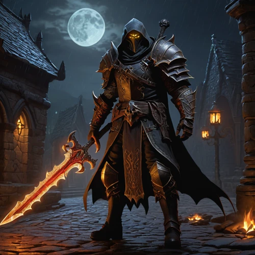 grimm reaper,dodge warlock,hooded man,massively multiplayer online role-playing game,undead warlock,assassin,blacksmith,grim reaper,mage,dane axe,templar,paladin,kadala,reaper,torchlight,pall-bearer,dark elf,magistrate,swordsman,the wanderer,Conceptual Art,Daily,Daily 33