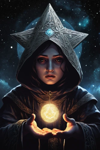 fortune teller,ethereum icon,sorceress,star mother,sci fiction illustration,ethereum logo,triquetra,the ethereum,crystal ball,divination,summoner,magic grimoire,mage,witch's hat icon,ethereum symbol,illuminate,astral traveler,pentacle,ethereum,ball fortune tellers,Conceptual Art,Daily,Daily 14