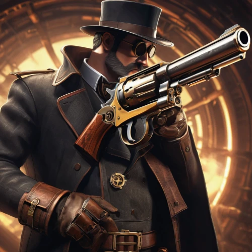 steampunk,gunfighter,clockmaker,gunsmith,spy,flintlock pistol,steam icon,tower flintlock,watchmaker,inspector,spy visual,vesper,revolver,revolvers,play escape game live and win,sheriff,investigator,gunpoint,steampunk gears,colt,Conceptual Art,Fantasy,Fantasy 25