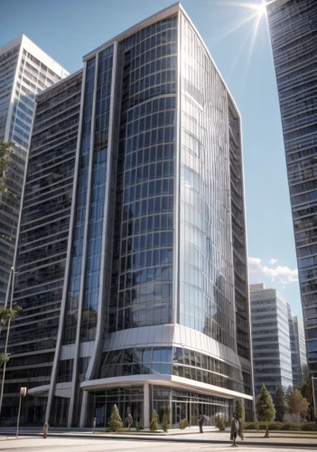 office buildings,corporate headquarters,office building,glass facade,company headquarters,business centre,modern office,3d rendering,glass facades,barangaroo,pc tower,comatus,banking operations,glass building,corporation,costanera center,kirrarchitecture,company building,abstract corporate,futuristic architecture