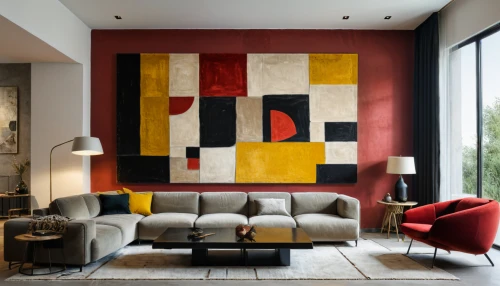 mid century modern,modern decor,contemporary decor,interior modern design,interior design,mondrian,abstract painting,contemporary,interior decor,interior decoration,sitting room,modern living room,decorative art,living room,wall decoration,geometric style,livingroom,mid century house,wall decor,mid century,Photography,General,Natural