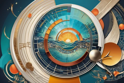 time spiral,transistor,art deco background,clockmaker,spiral background,orrery,background abstract,musical instruments,abstract retro,abstract design,abstract backgrounds,abstract background,mobile video game vector background,sci fiction illustration,watchmaker,musical background,musical instrument,life stage icon,music keys,gyroscope,Illustration,Vector,Vector 18