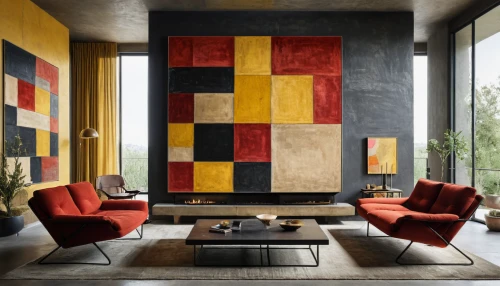 mid century modern,mondrian,modern decor,contemporary decor,interior modern design,interior design,interior decoration,spanish tile,interior decor,wing chair,geometric style,decorative art,ceramic tile,search interior solutions,sitting room,contemporary,corten steel,wall panel,mid century house,wall decoration,Photography,General,Natural