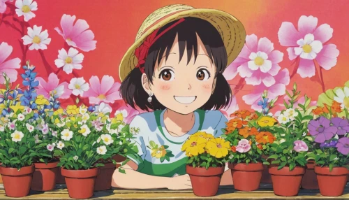 flowers png,flower background,cartoon flowers,girl in flowers,cheery-blossom,yui hirasawa k-on,flower painting,may flowers,japanese floral background,beautiful girl with flowers,tsumugi kotobuki k-on,flower garland,floral greeting,芦ﾉ湖,flowerpot,floral background,haruhi suzumiya sos brigade,blooming grass,bright flowers,girl picking flowers,Illustration,Japanese style,Japanese Style 05