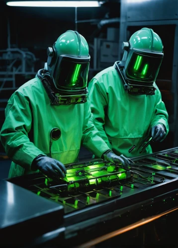 high-visibility clothing,welders,protective suit,personal protective equipment,protective clothing,optoelectronics,hazmat suit,fluorescent dye,gas welder,contamination,manufacturing,chemical laboratory,laboratory oven,manufacture,industrial security,aerospace manufacturer,welding,fluoroethane,welder,manufactures,Illustration,Japanese style,Japanese Style 18