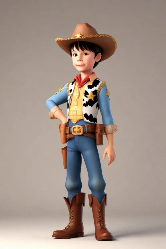 sheriff,cowboy beans,cowboy,park ranger,cowboy bone,stetson,playmobil,ranger,scout,3d model,cow boy,banjo bolt,toy's story,toy story,cowboys,pilgrim,cowboy hat,character animation,3d modeling,3d rendered,Digital Art,3D