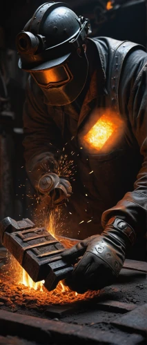 molten metal,steelworker,iron-pour,blacksmith,welder,welding,welders,iron pour,molten,gas welder,lead-pouring,angle grinder,metallurgy,iron,metalworking,welded,metalsmith,steel man,steel,forge,Conceptual Art,Oil color,Oil Color 13