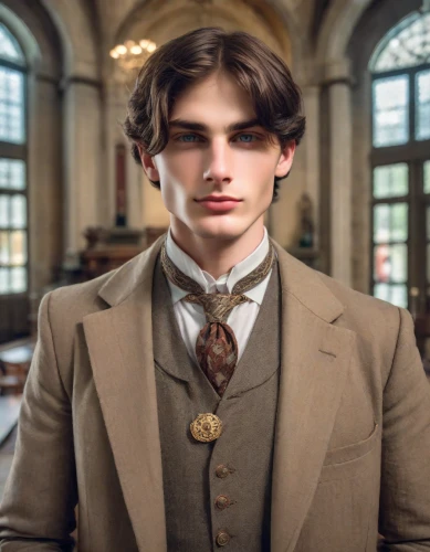 downton abbey,the victorian era,victorian style,aristocrat,robert harbeck,jack rose,george russell,prince of wales,cravat,frock coat,victorian fashion,victorian,gentlemanly,butler,newt,grindelwald,british semi-longhair,british longhair,orsay,prince of wales feathers,Photography,Realistic